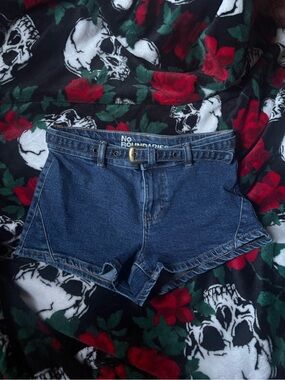 No Boundaries blue shorts with belt